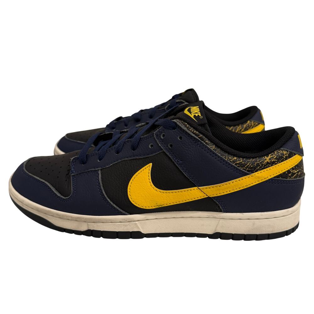 Nike Dunk Low Michigan Navy Yellow FZ4014-010 Men’s Size 11.5 w/ Box